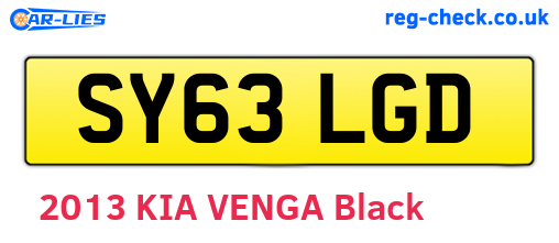 SY63LGD are the vehicle registration plates.