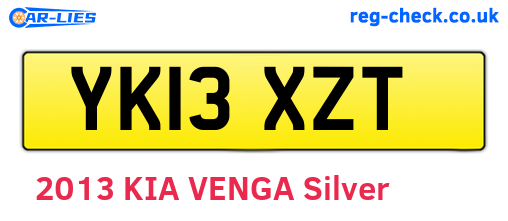YK13XZT are the vehicle registration plates.
