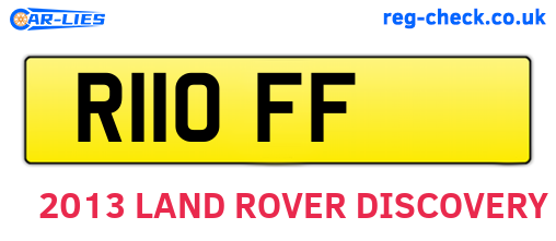R11OFF are the vehicle registration plates.