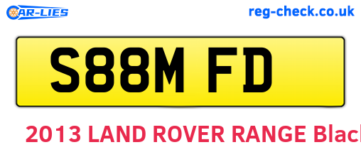 S88MFD are the vehicle registration plates.