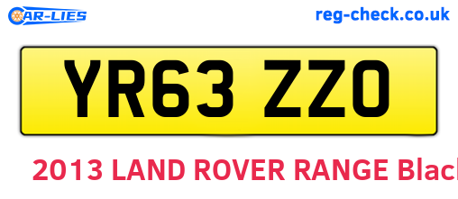 YR63ZZO are the vehicle registration plates.