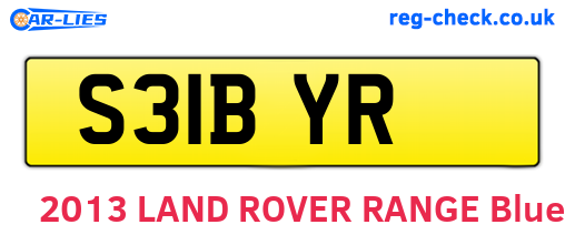 S31BYR are the vehicle registration plates.