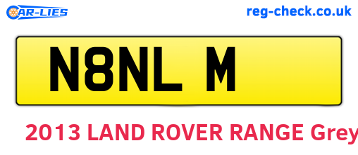 N8NLM are the vehicle registration plates.