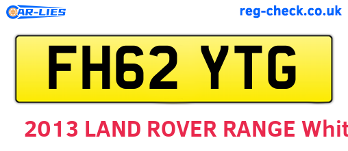 FH62YTG are the vehicle registration plates.