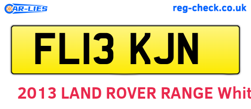 FL13KJN are the vehicle registration plates.