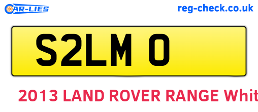 S2LMO are the vehicle registration plates.