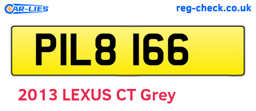 PIL8166 are the vehicle registration plates.
