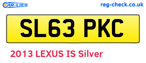 SL63PKC are the vehicle registration plates.