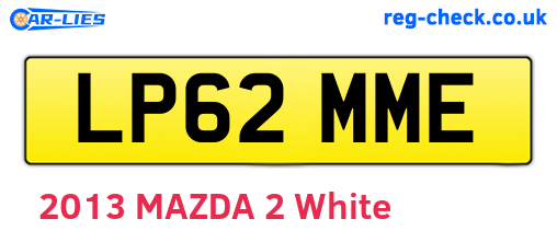 LP62MME are the vehicle registration plates.