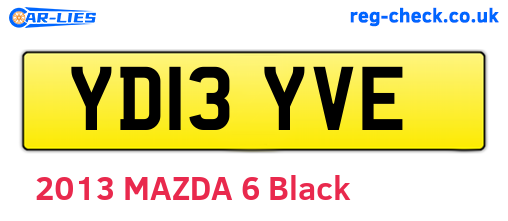 YD13YVE are the vehicle registration plates.