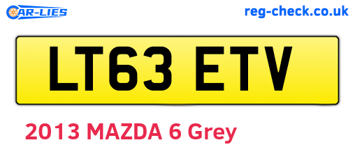 LT63ETV are the vehicle registration plates.