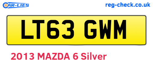LT63GWM are the vehicle registration plates.