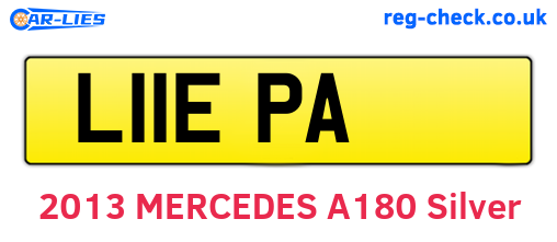 L11EPA are the vehicle registration plates.