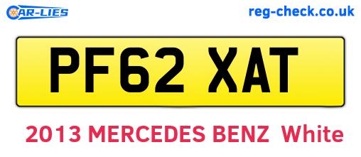 PF62XAT are the vehicle registration plates.