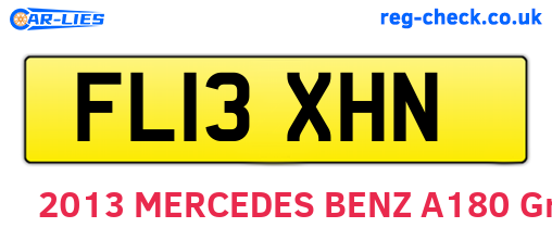 FL13XHN are the vehicle registration plates.