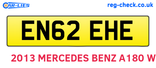 EN62EHE are the vehicle registration plates.