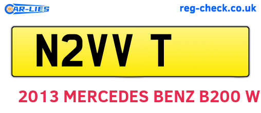 N2VVT are the vehicle registration plates.