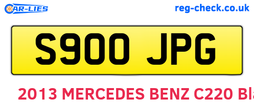 S900JPG are the vehicle registration plates.