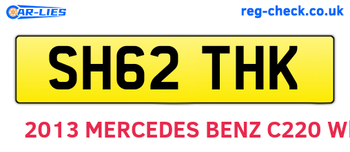 SH62THK are the vehicle registration plates.