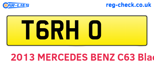 T6RHO are the vehicle registration plates.