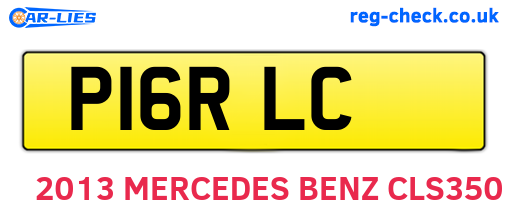 P16RLC are the vehicle registration plates.