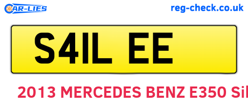 S41LEE are the vehicle registration plates.