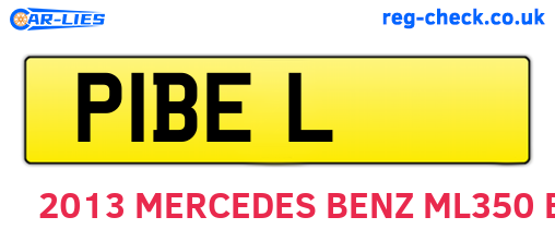P1BEL are the vehicle registration plates.