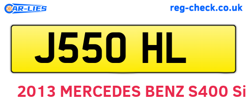 J55OHL are the vehicle registration plates.