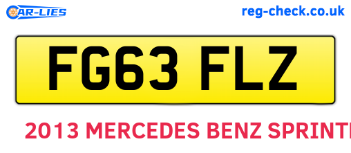 FG63FLZ are the vehicle registration plates.