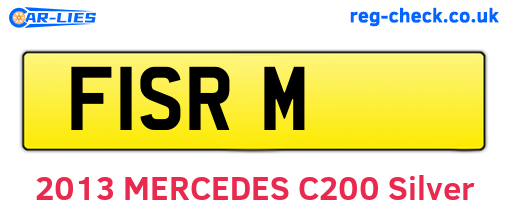 F1SRM are the vehicle registration plates.