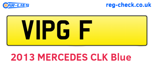 V1PGF are the vehicle registration plates.