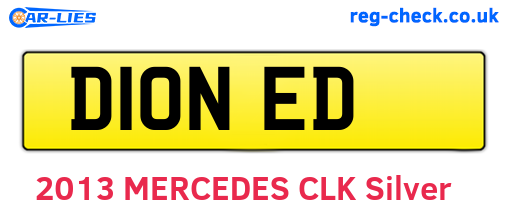 D10NED are the vehicle registration plates.