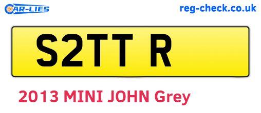 S2TTR are the vehicle registration plates.