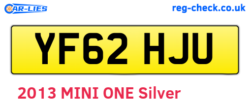 YF62HJU are the vehicle registration plates.