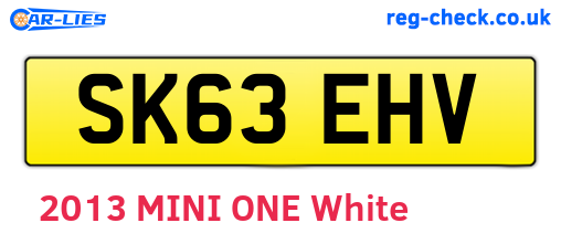 SK63EHV are the vehicle registration plates.