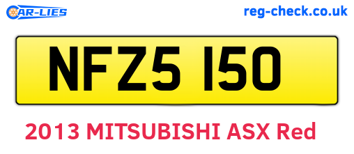 NFZ5150 are the vehicle registration plates.