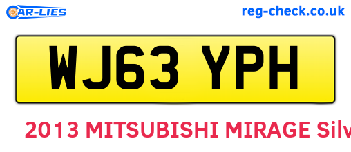 WJ63YPH are the vehicle registration plates.
