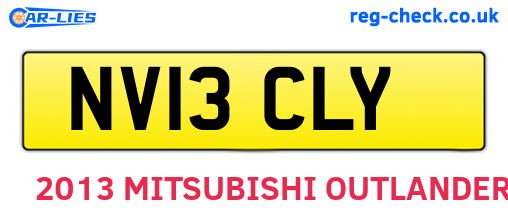 NV13CLY are the vehicle registration plates.