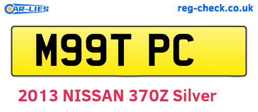 M99TPC are the vehicle registration plates.