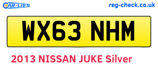 WX63NHM are the vehicle registration plates.