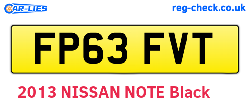 FP63FVT are the vehicle registration plates.