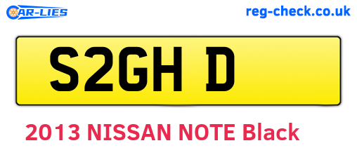 S2GHD are the vehicle registration plates.