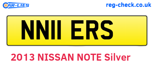 NN11ERS are the vehicle registration plates.