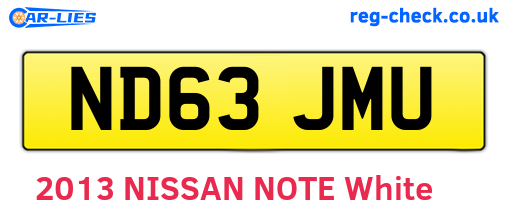 ND63JMU are the vehicle registration plates.
