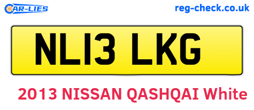 NL13LKG are the vehicle registration plates.