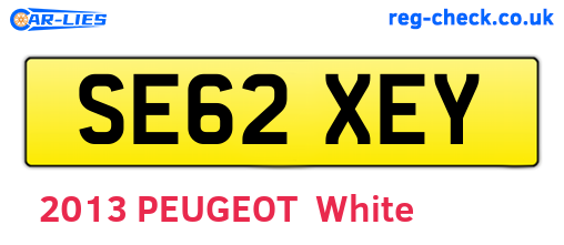 SE62XEY are the vehicle registration plates.