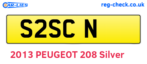 S2SCN are the vehicle registration plates.
