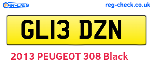 GL13DZN are the vehicle registration plates.
