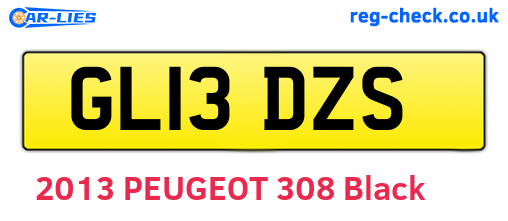 GL13DZS are the vehicle registration plates.