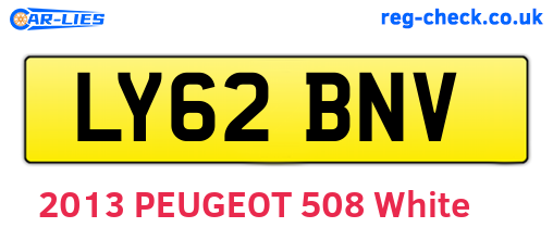 LY62BNV are the vehicle registration plates.